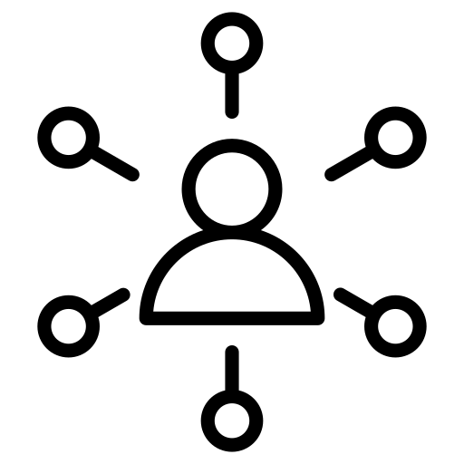 360-degree founder feedback and review icon